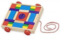 Melissa & Doug Unit Block on Wheels