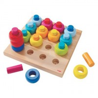 Rainbow Whirls Pegging Game 