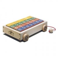 Flyer Wagon with Classic Alphabet Blocks 